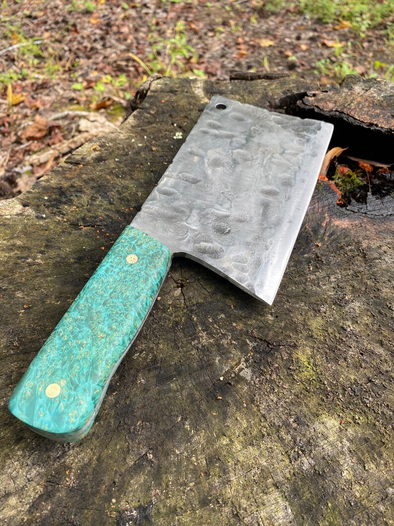 Hand meat cleaver Etsy