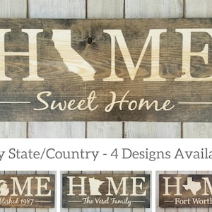 California Home Sweet Home, California Sign, California Decor, California, California Love, California Home Decor, Rustic Decor, 9x24