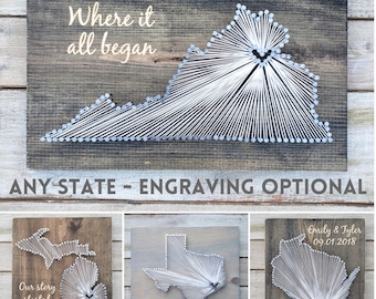 Second Anniversary Gift, Personalized Cotton Anniversary Gift