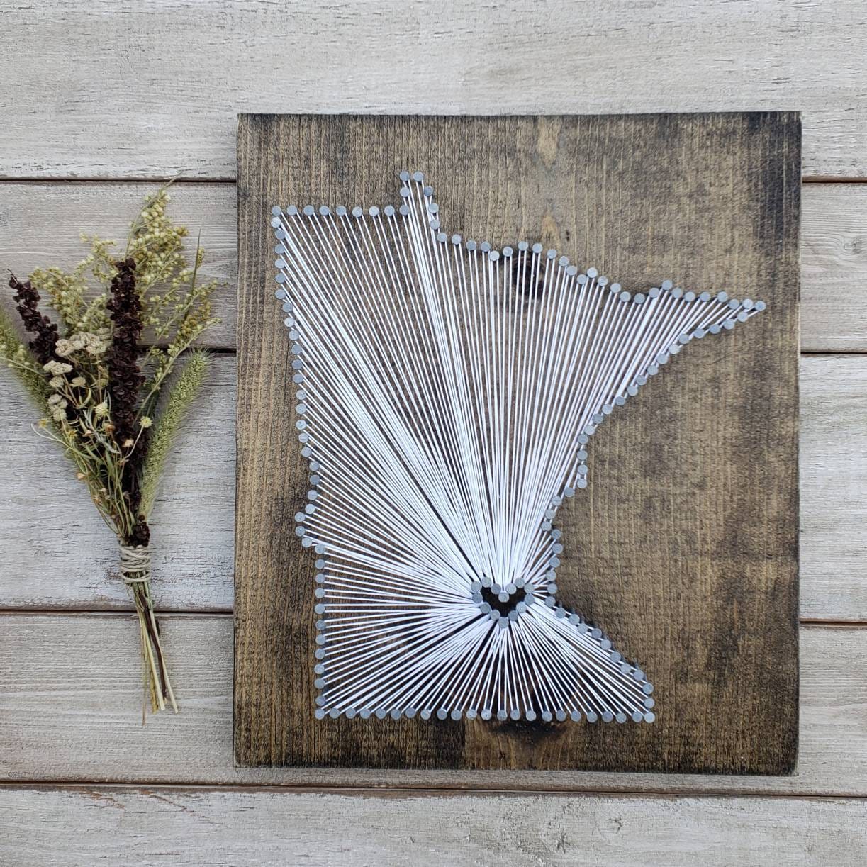 Minnesota String Art Minnesota Decor State String Art - Etsy Minnesota String Art Minnesota Decor State String Art - Etsy