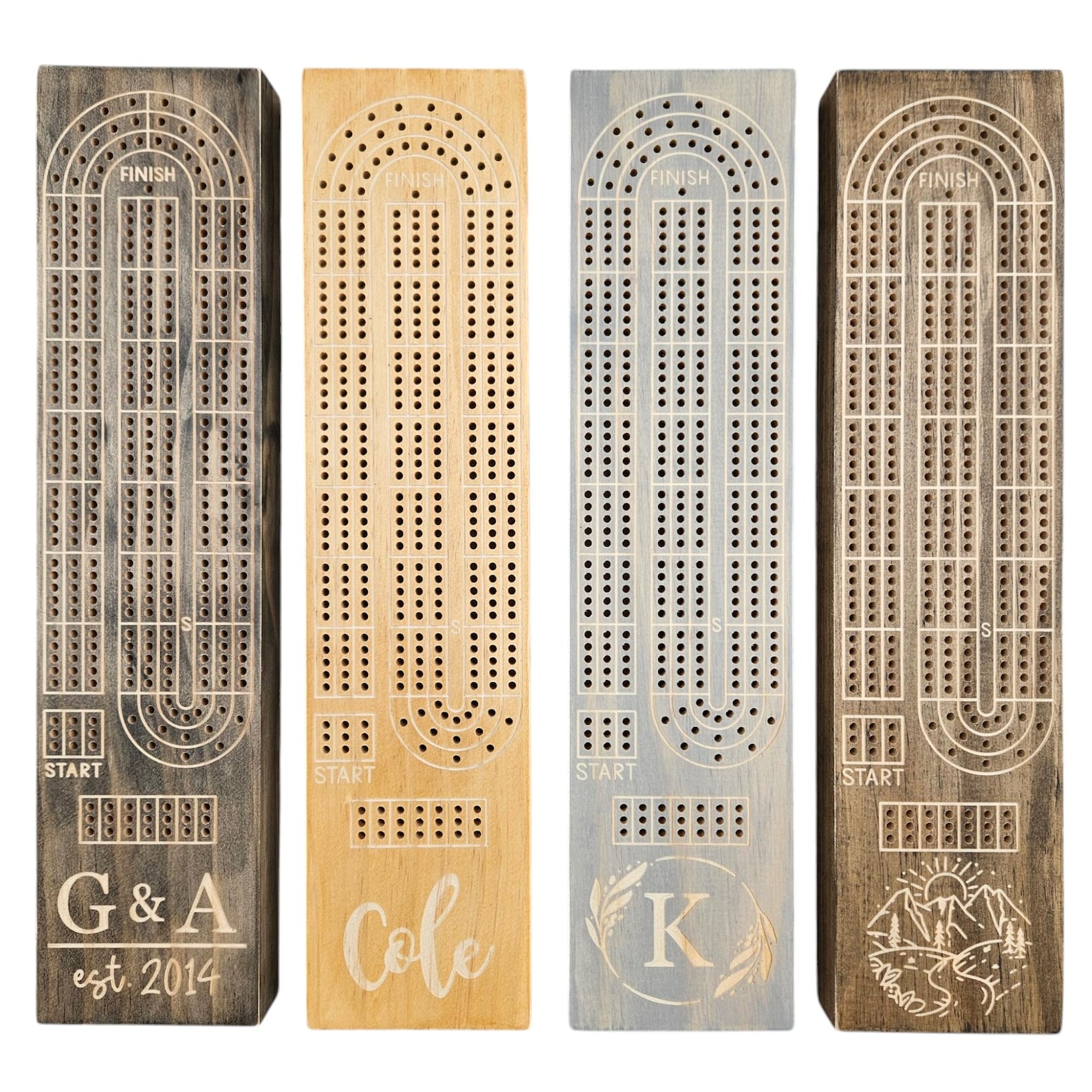Personalized Cribbage Board
