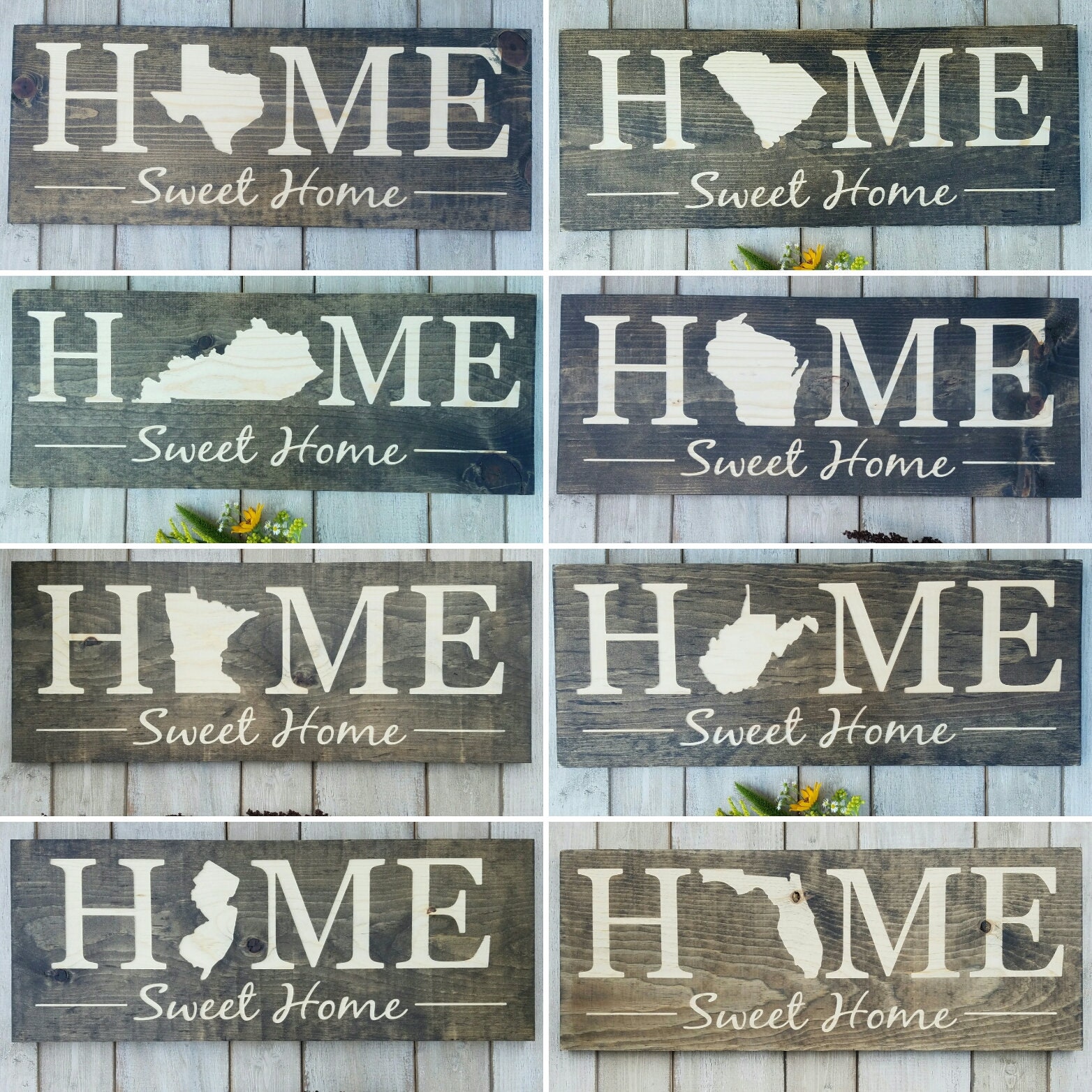 Hawaii Home Sweet Home Hawaii Sign Hawaii Decor Hawaii Etsy