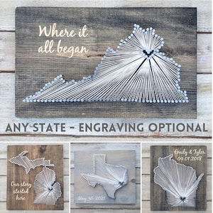 Wood Anniversary Gift, 5th Anniversary Gifts, Custom Engraved Sign