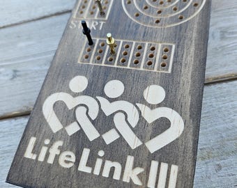 Life Link III Cribbage Boards - Custom Order