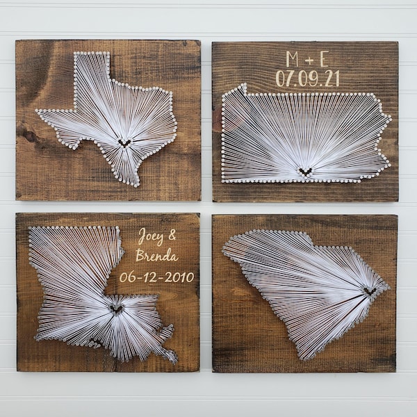 State String Art - Etsy