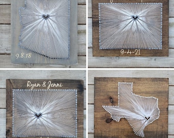 Colorado String Art, Colorado Decor, State string Art, Colorado Wall Art, Colorado Map, Colorado Print, Colorado Gifts, 11x13