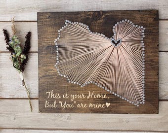 Libya String Art Sign Adoption Sign, Libya Anniversary Gift Libya Nail Art Sign, Libya Custom Sign, Rustic Decor, Libya Wood Wall Art, 11x13