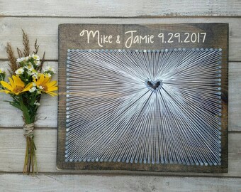 Custom Colorado String Art, Personalized Home Decor, Rustic Wood Sign