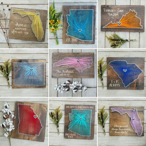 11x13 Wisconsin Nail Art Wisconsin String Art custom sign State string Art Wisconsin Decor Rustic Decor Wisconsin Gift Wisconsin Map