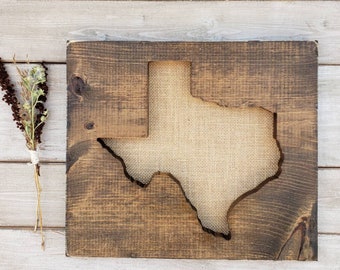 Texas Sign, Burlap Print, Texas Decor, Texas, Texas Love, Texas Home Decor, Rustic Decor, Home Decor, Burlap Sign, State Art, 11x13