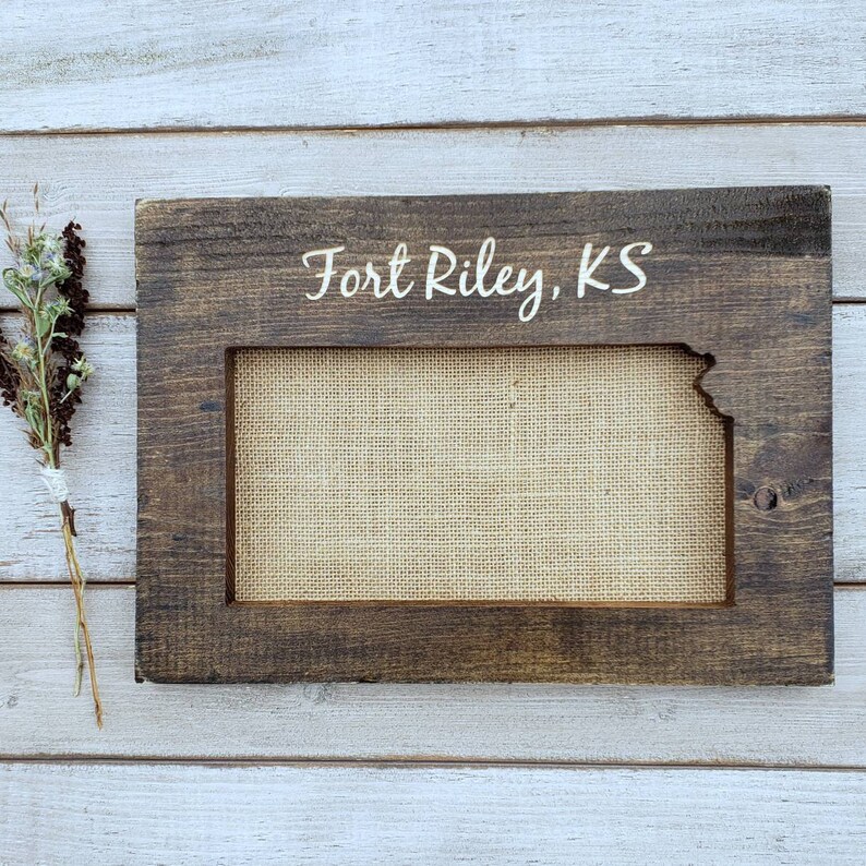 Kansas Sign Burlap Print Kansas Decor Kansas Kansas Love Etsy
