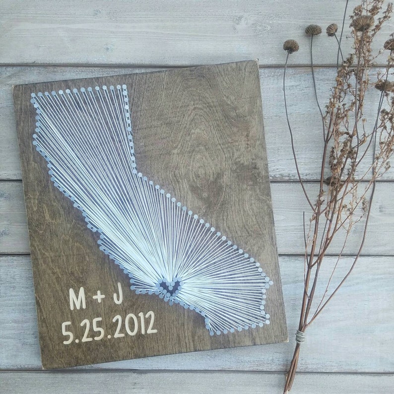 DIY California String Art Kit State string Art Kit | Etsy