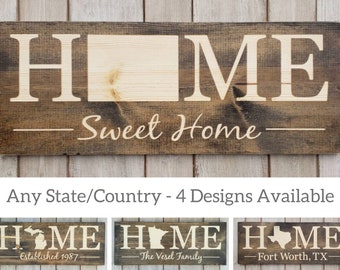 Colorado Sign, Home Sweet Home, Colorado Decor, Colorado, Colorado Love, Colorado Home Decor, Rustic Decor, Home Decor, State Art, 9x24