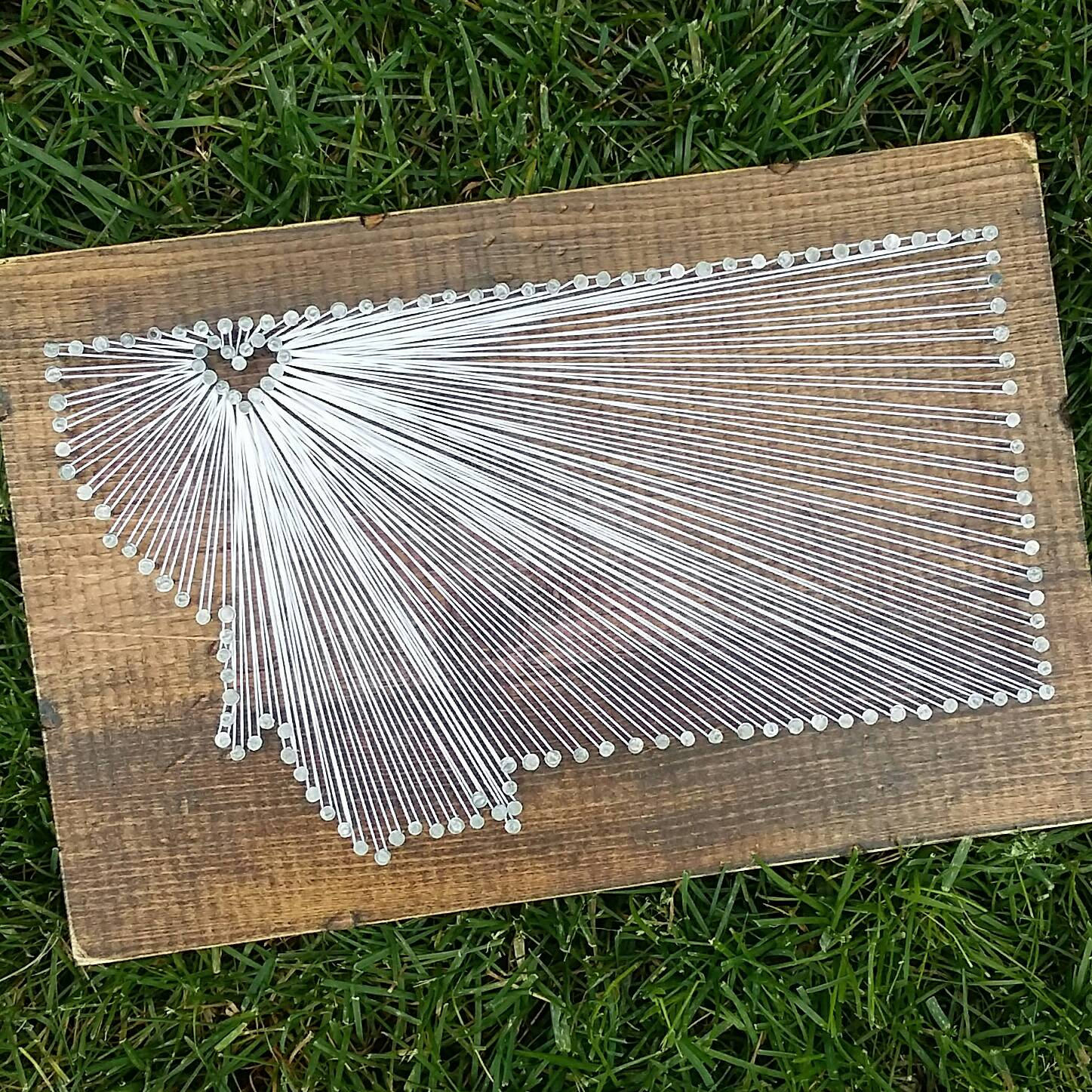 Montana String Art Montana Decor State String Art Montana Etsy