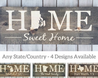 Rhode Island Home Sweet Home, Rhode Island Sign, Rhode Island Decor, Rhode Island, Rhode Island Love, Rhode Island Home Decor, 9x24