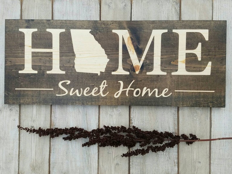 Home Sweet Home Sign Decor Etsy