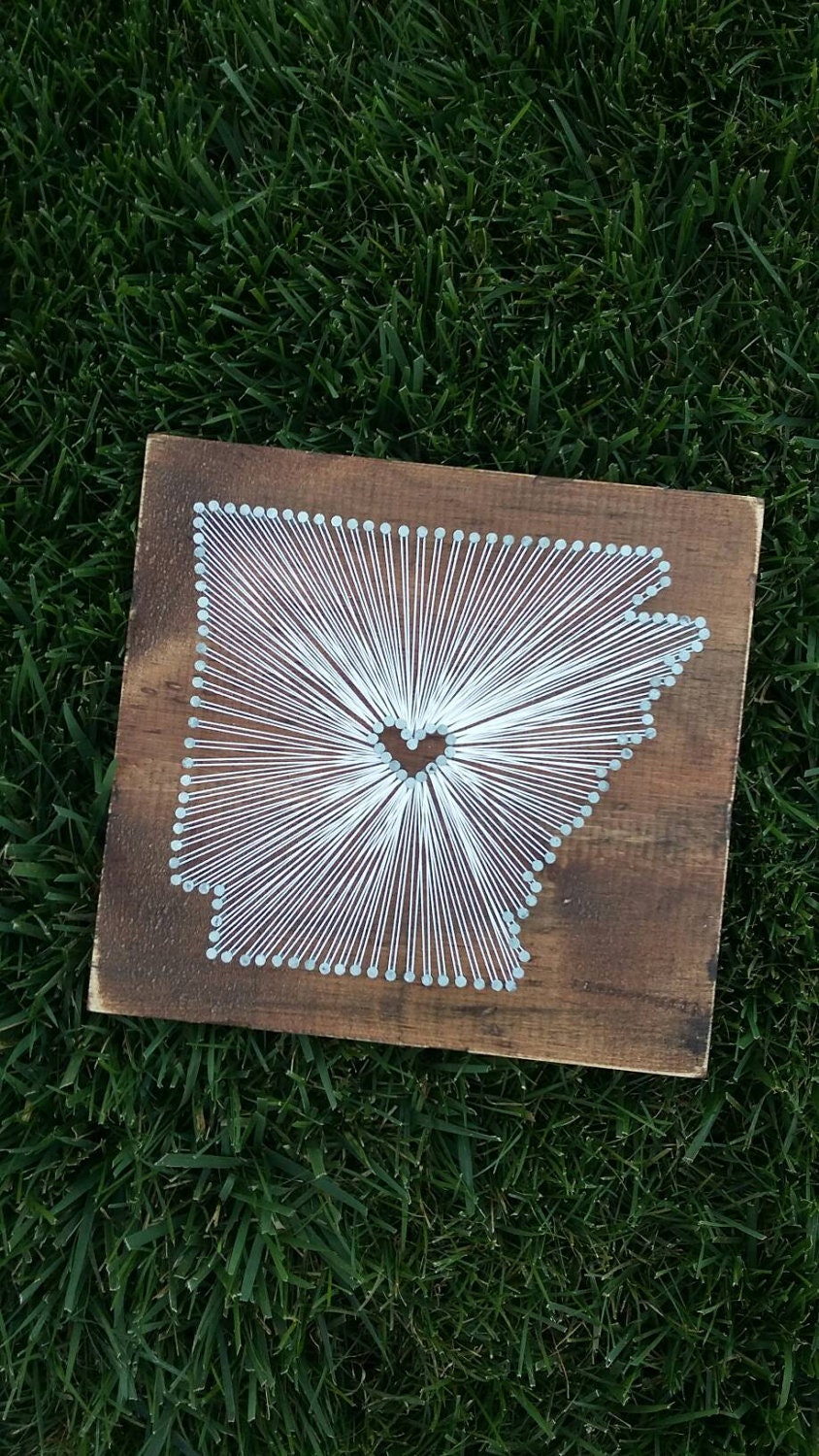 Arkansas String Art Arkansas Decor State String Art | Etsy