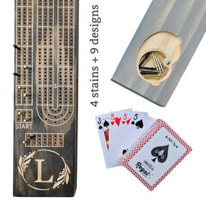 Personalized Cribbage Board, Family Game Night, Custom Engraved Gift