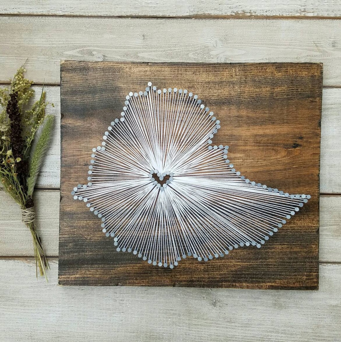 Ethiopia String Art Ethiopia Rustic Decor Ethiopia State Etsy