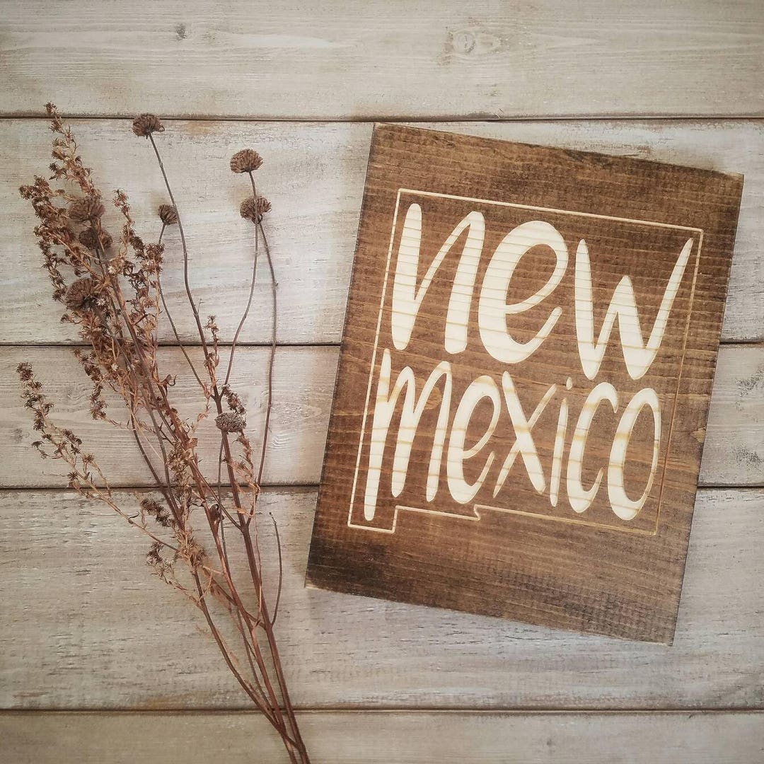 New Mexico Sign New Mexico Decor New Mexico New Mexico Etsy
