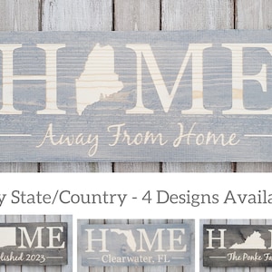 Maine Sign, Home Sweet Home, Maine Decor, Maine, Maine Love, Maine Home Decor, Rustic Decor, Home Decor, State Art, 9x24