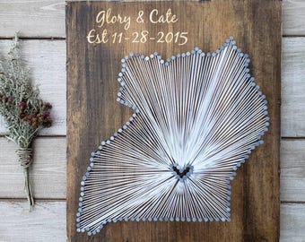 Uganda String Art sign, Uganda Wall Art, Uganda Nail Art Sign, Uganda Custom Sign, Ugsnda Rustic Decor, Wood Wall Art, 11x13