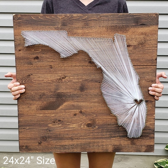 Florida String Art State String Art Florida Nail Art - Etsy Florida String Art State String Art Florida Nail Art - Etsy