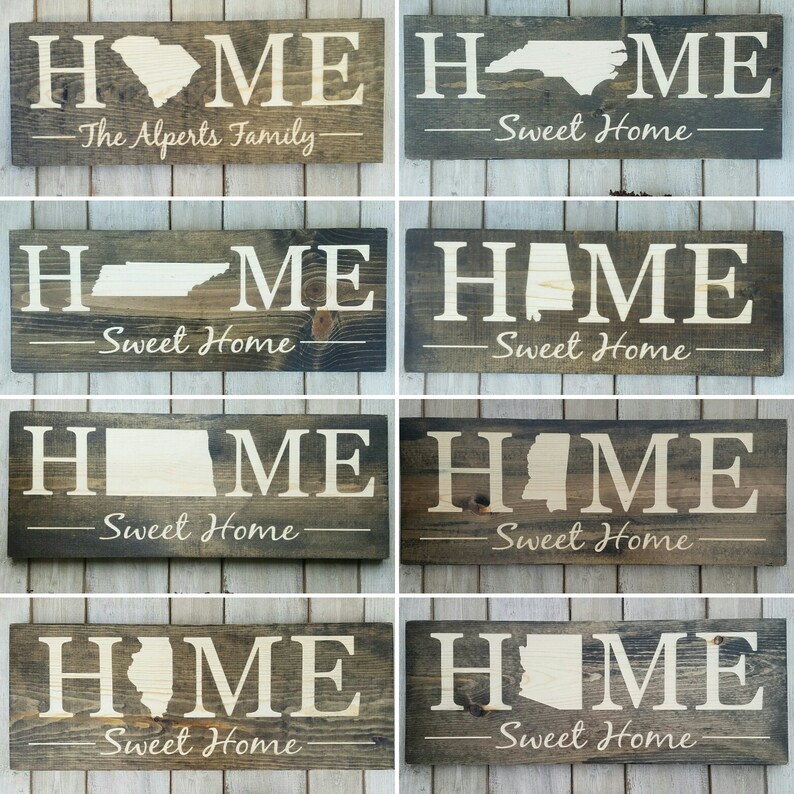 New York Home Sweet Home New York Sign New York Decor New Etsy