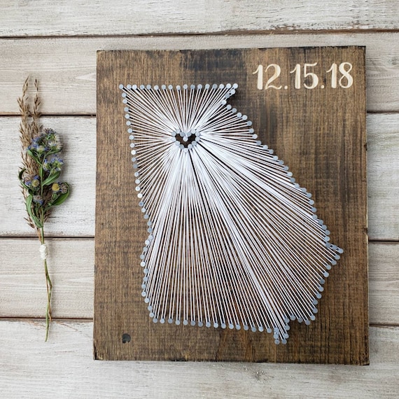 Georgia String Art Georgia Decor State String Art Georgia - Etsy Georgia String Art Georgia Decor State String Art Georgia - Etsy