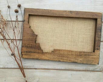 Montana Sign, Burlap Print, Montana Decor, Montana, Montana Love, Montana Home Decor, Rustic Decor, Home Decor, 11x13