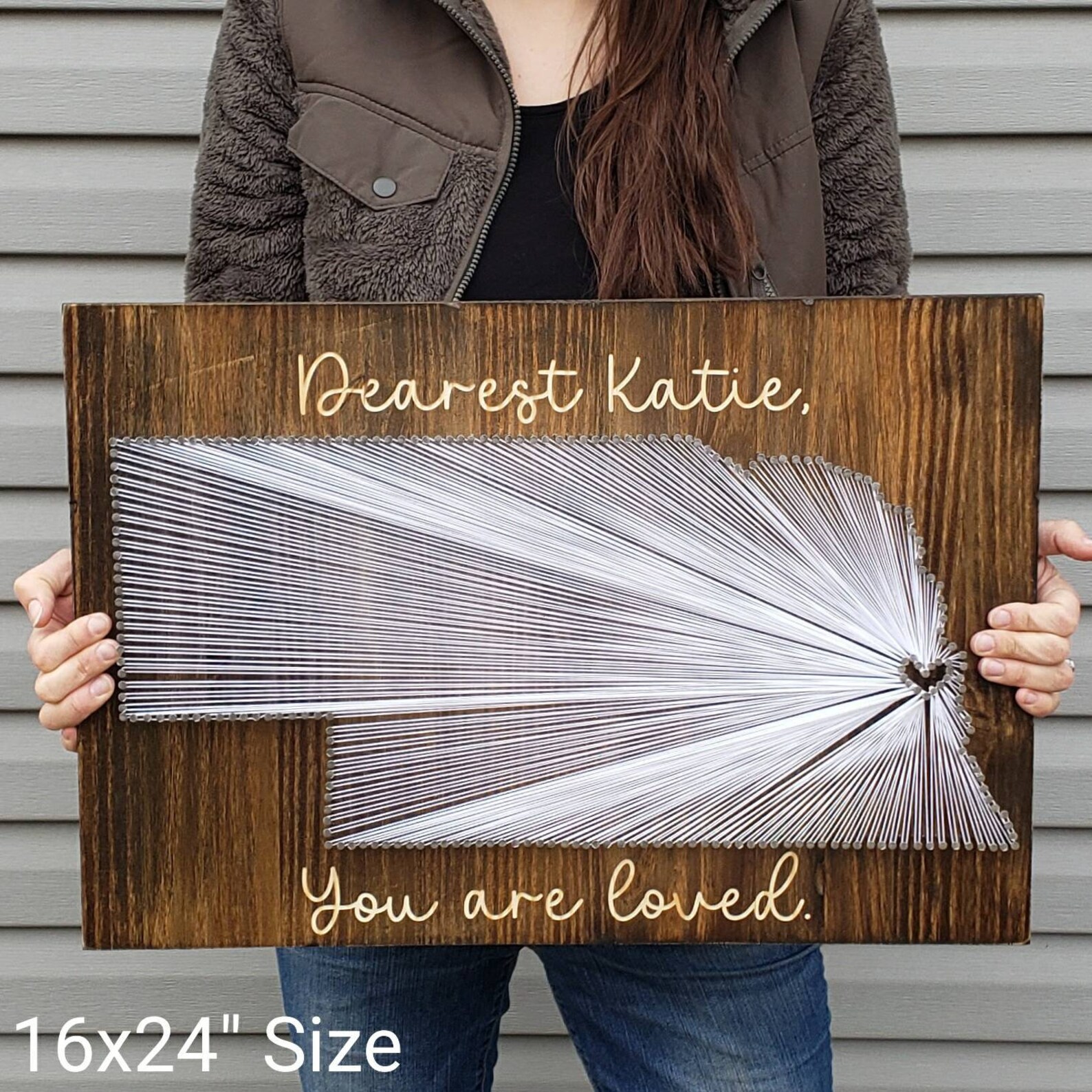 Nebraska String Art Nebraska Decor State String Art - Etsy