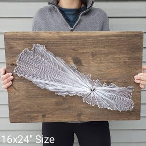 Nepal String Art sign, Nepal Wall Art, Nepal Nail Art Sign, Custom Sign, Rustic Decor, Wood Wall Art, 9x15, 16x24