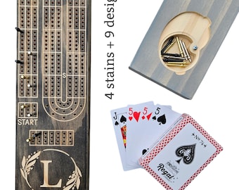 Cribbage, Personalized Cribbage Board, Custom Cribbage Board, Engraved Cribbage Board, Board Game, Game Night, Cribbage, 3.5x15