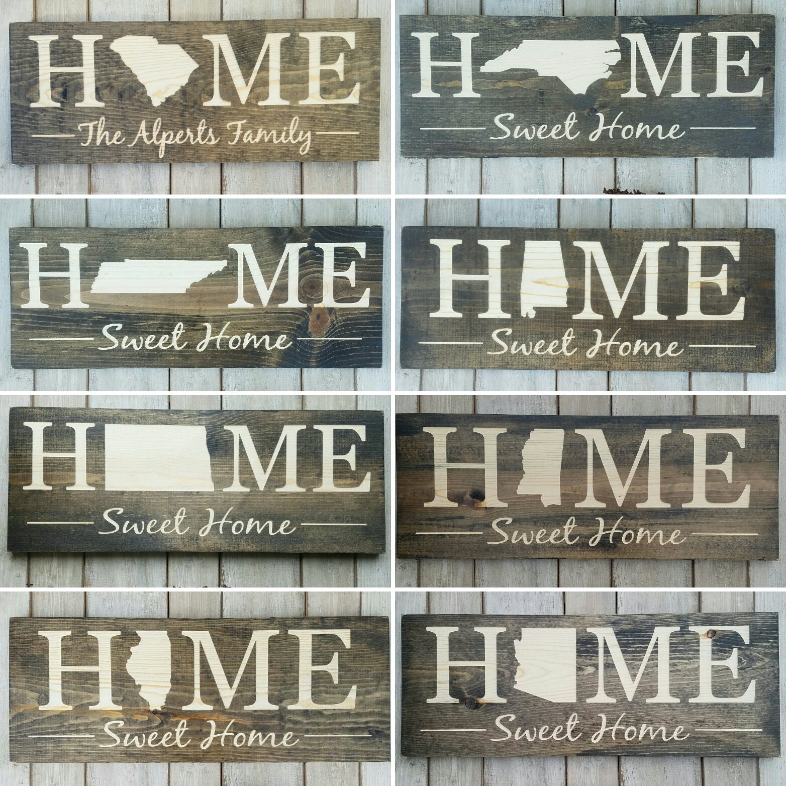 Hawaii Home Sweet Home Hawaii Sign Hawaii Decor Hawaii Etsy