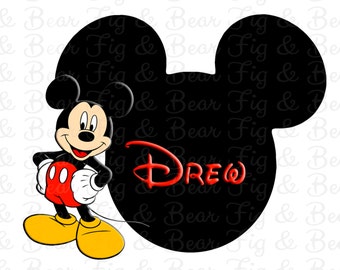 Goofy Iron-On T-Shirt Transfer w//FREE Personalization