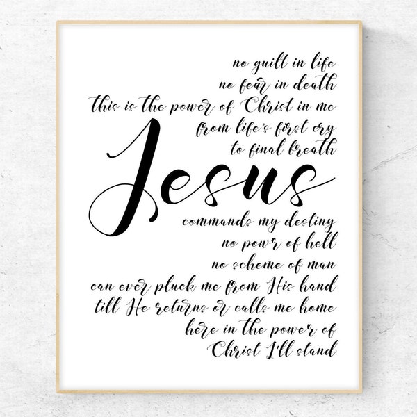 In Christ Alone - Etsy