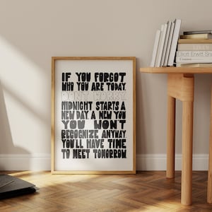 Introducing Yourself Original Poem Digital Art Print, Handwritten Poem, Digital Download, Wall Art, Poetry Print, Unique Decor