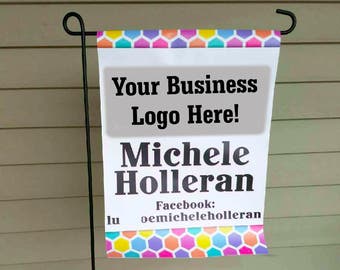 LLR sign Flag, Boutique Flag, Personalized Flag, LLR Garden Flag, Business flag, Small Business, Vendors