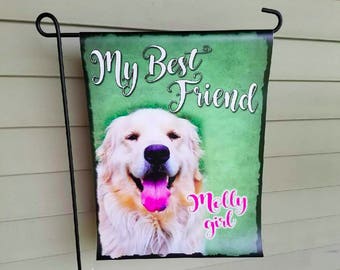 Pet Memorial Flag, Garden Flag, Personalized Flag, Garden Decor, RIP Flag, Memorial Sign, Custom Order Flag
