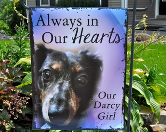 Memorial Flag, Cemetery Flag, Memorial Day, Personalized Flag, RIP, Garden Flag, Garden Decor, Memorial Sign, Custom Order Flag