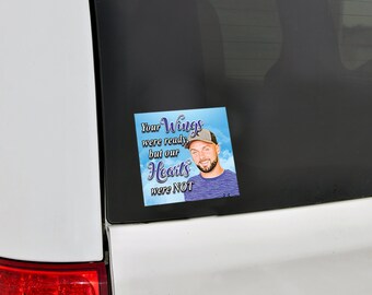 Memorial Decal, RIP Sticker, Car Sticher, Memory Sticker, Photo Memorial, Car Decal, Rest in Peace Decal