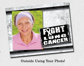 Lung Cancer Thank You Cards - 50, Personalized Thank You Cards, Breast Cancer, Colon Cancer