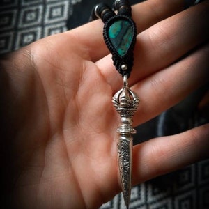 Unique Geometric Nepali Turquoise Biomecanic Inspired Necklace-Boho Jewels-Unique Piece-Unisex-Cosplay Jewels-Industrial Inspired-New Co