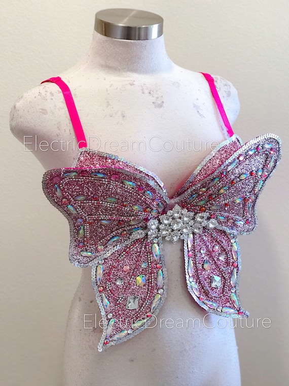 Butterfly Bra Irridescent butterfly bra collection Mermaid Etsy
