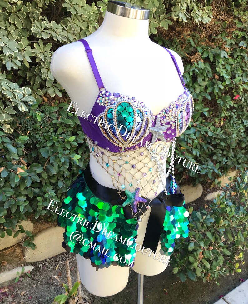 hologram Skirt costume Irridesent Skirt EDC Unicorn Skirt featival clothing,Halloween rave wear,rave Sequin Skirt Mermaid Mini Skirt