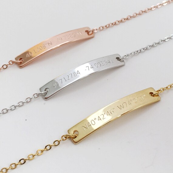 etsy bar bracelet