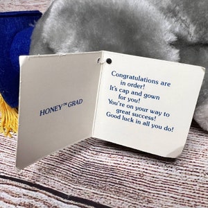 Vintage Applause graduation dog plush image 2