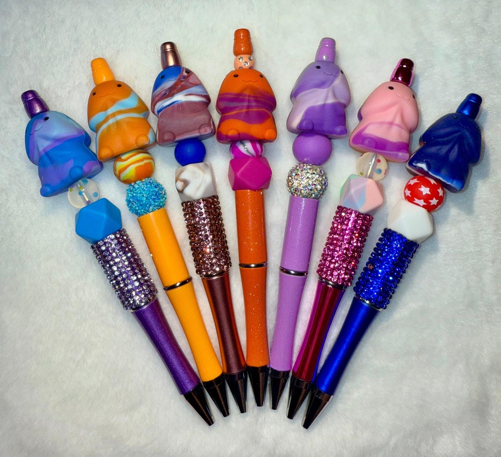 Richard Themed Silicone Beaded Pens - Unique Handmade Pens - Funny 