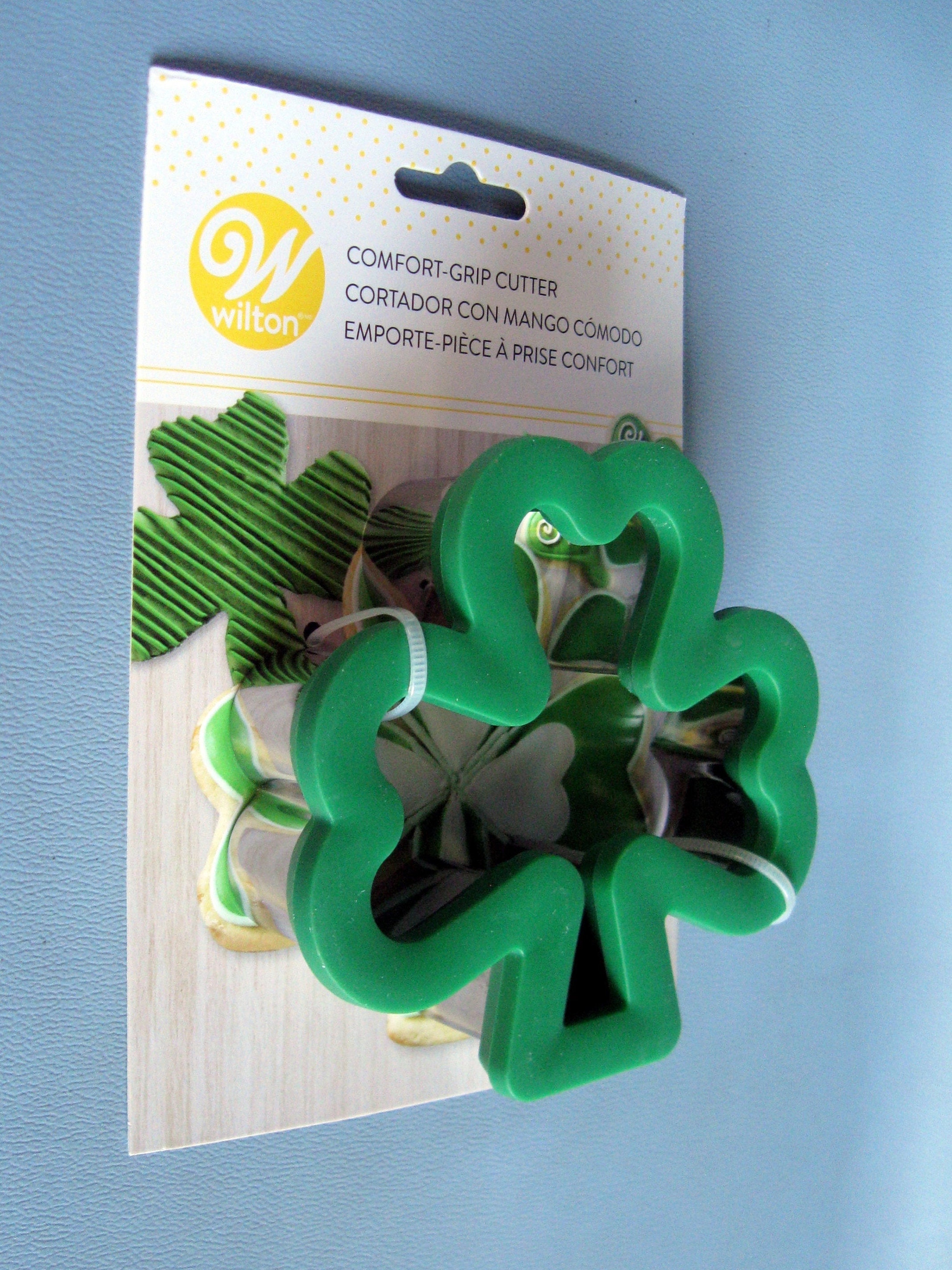 Shamrock Cookie Cutter/ Shamrock ComfortGrip Metal Cookie Etsy