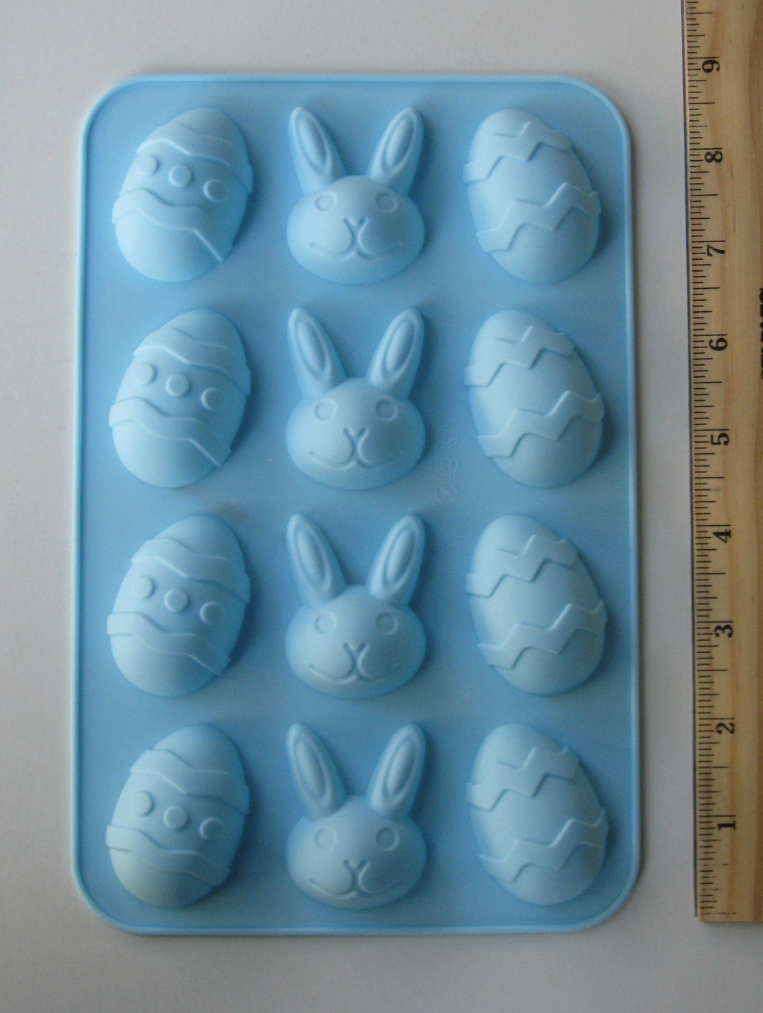 BUNNY & EGG Easter Candy Mold/ Bunny and Egg Silicone Baking Mold